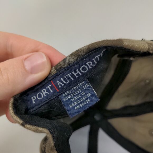 Greg's Taxidermy Strapback Hat Camo One Size Realtree Port Authority - Picture 7 of 7